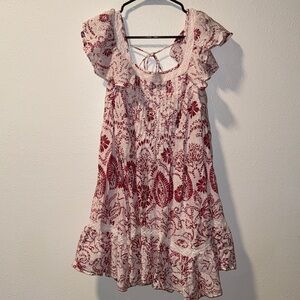 Anthropologie Maeve Babydoll Mini Dress
